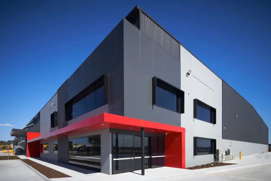 Recycled aluminum composite facade panel