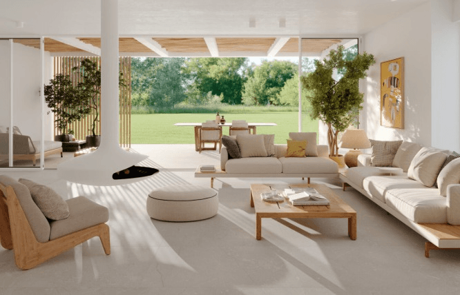 Recycled Terrazzo — Living Room