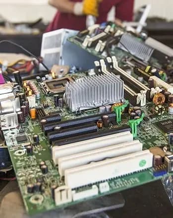Recovered components ready for resale