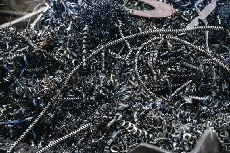 Steel construction waste