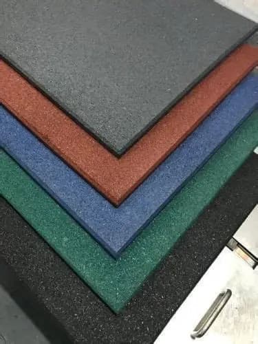 Recycled rubber floor mats