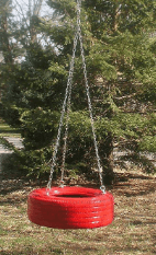 Tire upcycled furniture