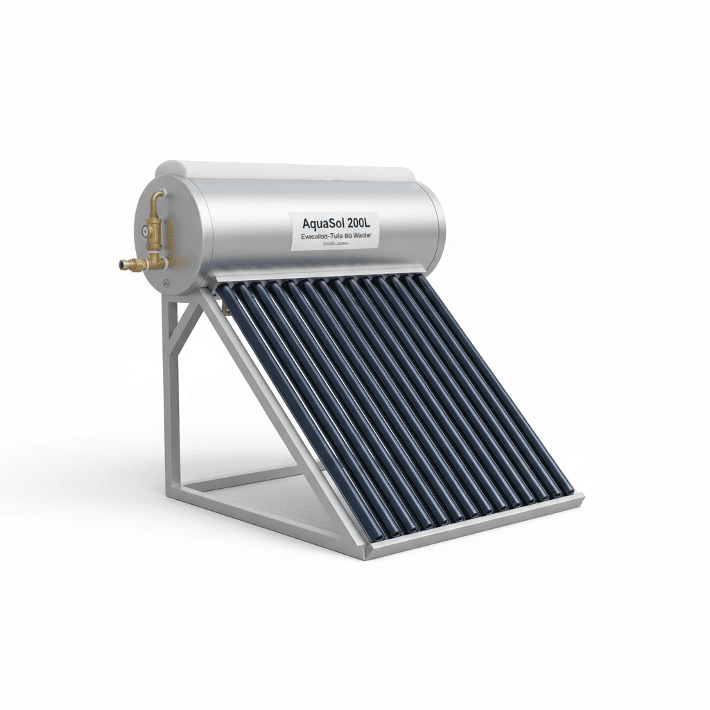 AquaSol 200L Evacuated-Tube Solar Water Heater