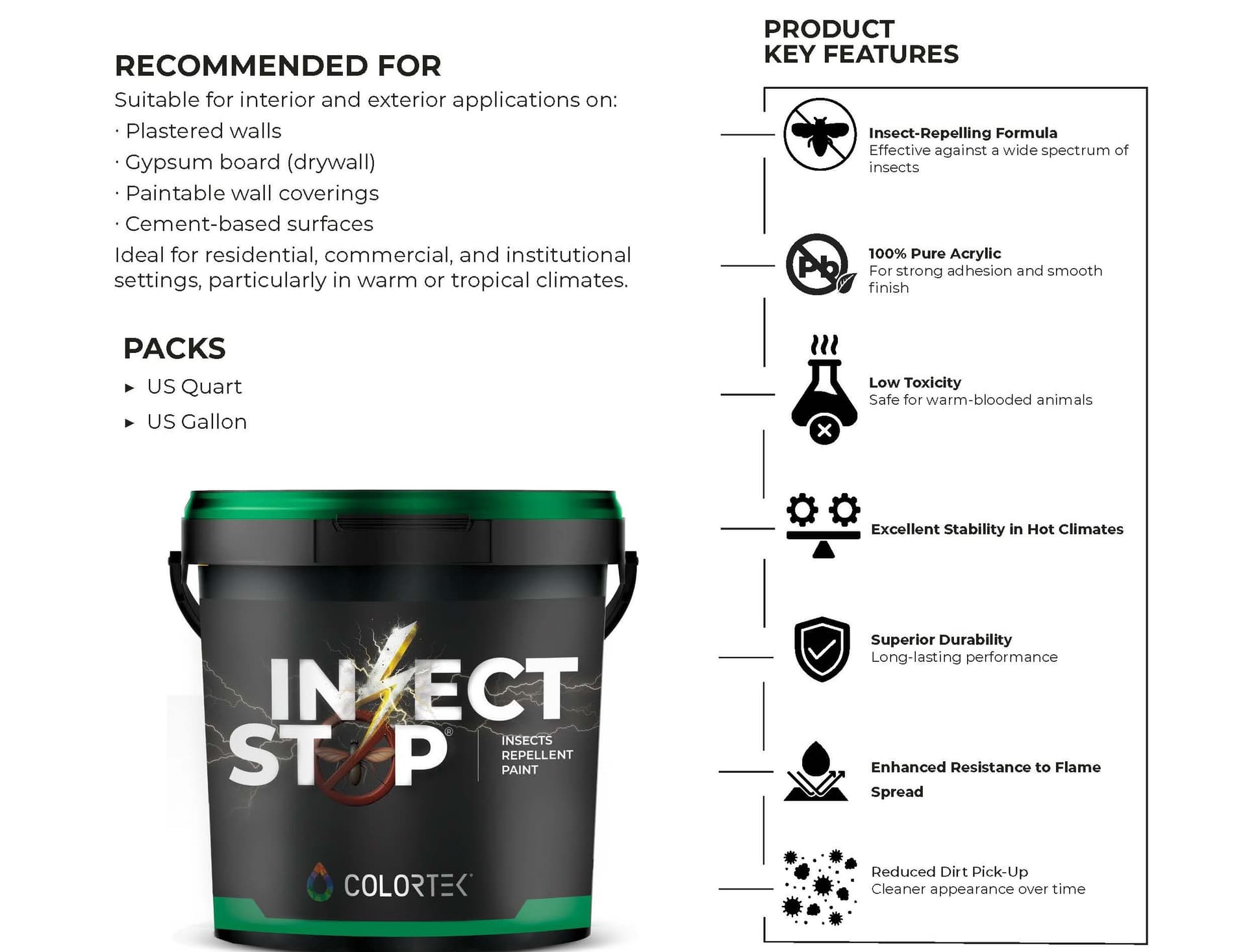 Insect stop Sell sheet