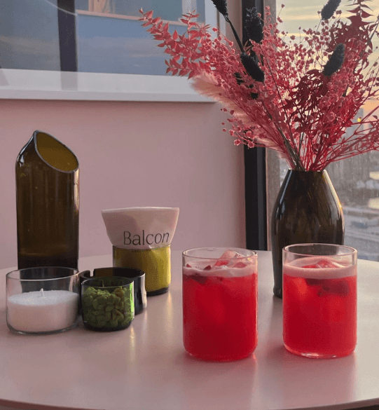 upcycled - recycled glass